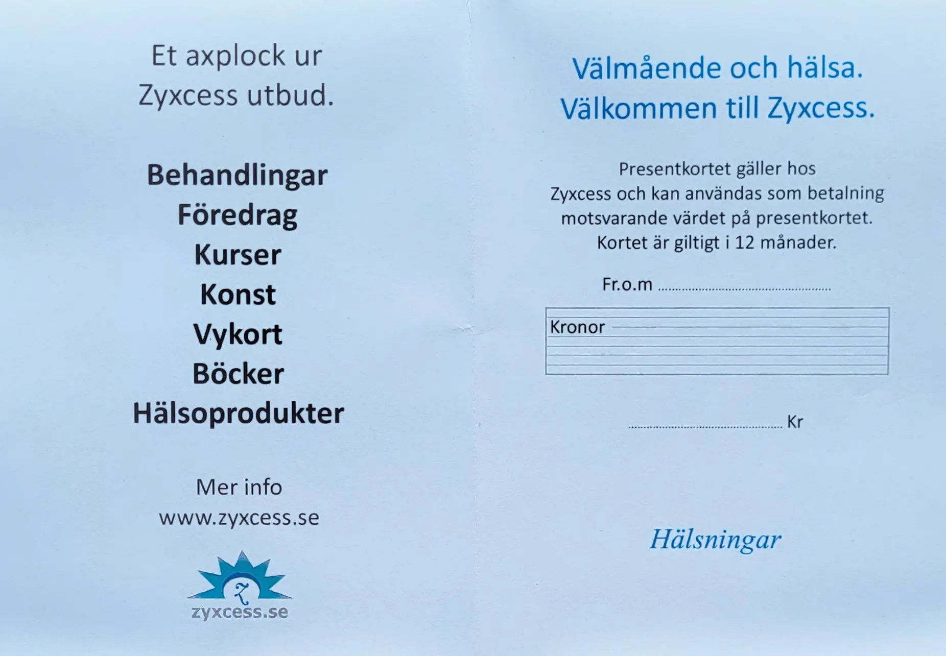 Presentkort - Bild 3